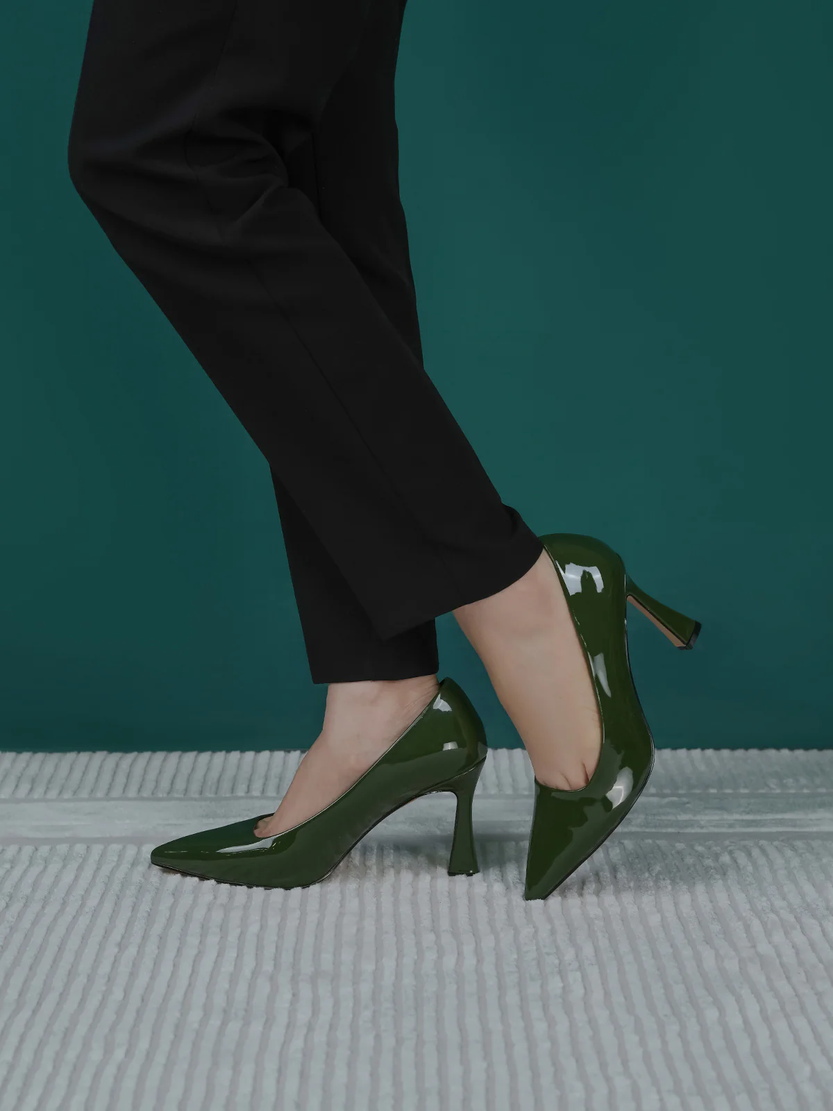 Women "IGRAINE" Slip-On Style Court Shoes - Image 3