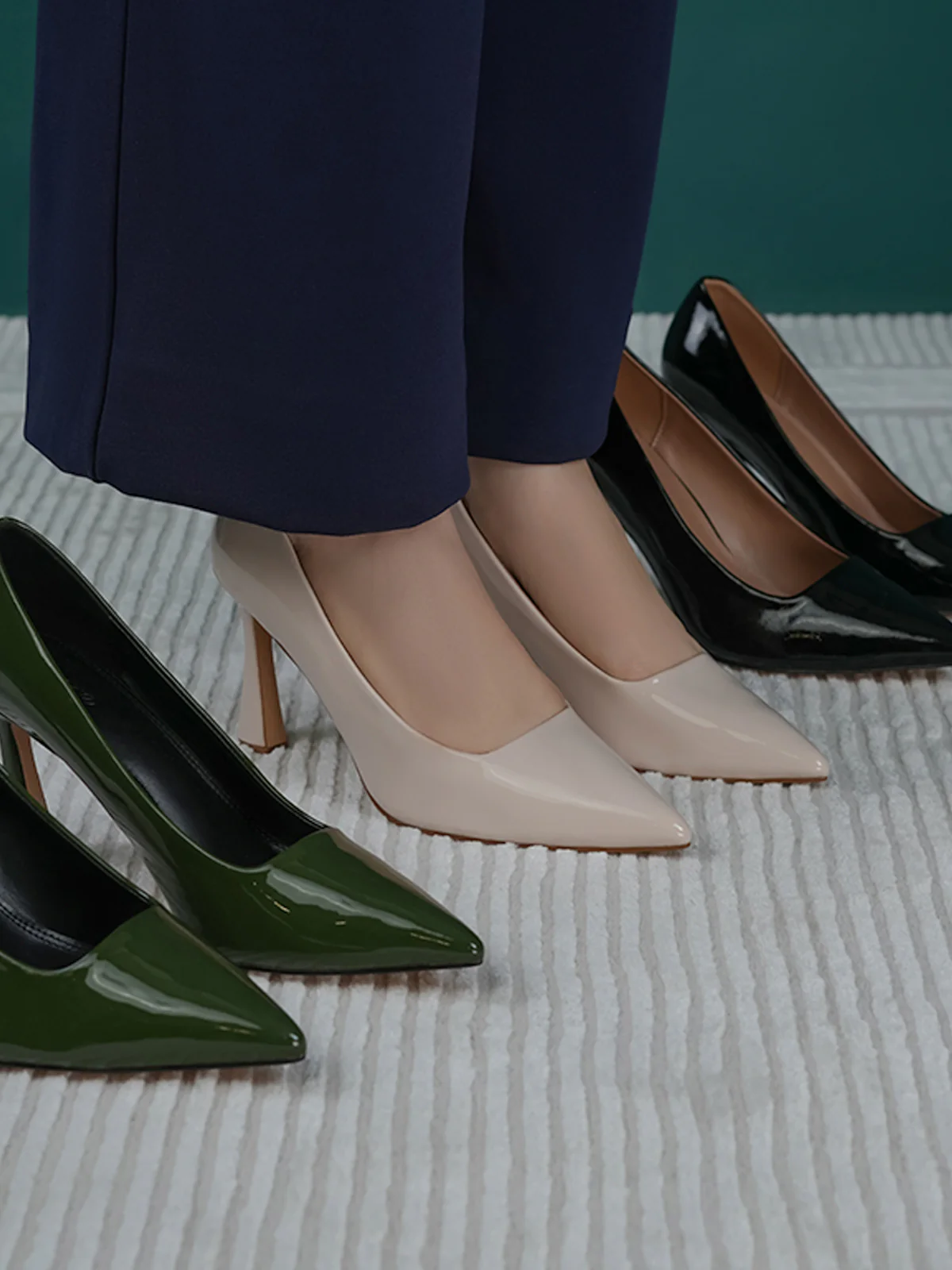 Women "IGRAINE" Slip-On Style Court Shoes - Image 6