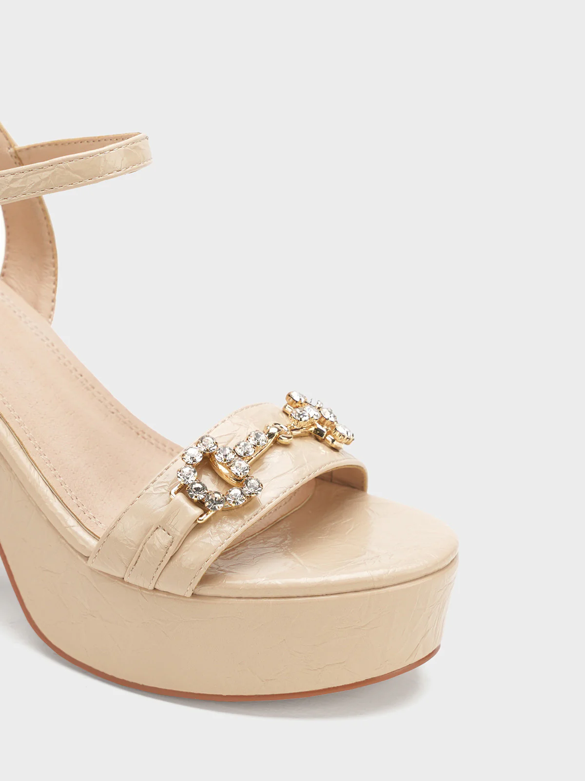 Women "ILANY" Chunky Heel Buckle Sandals - Image 7