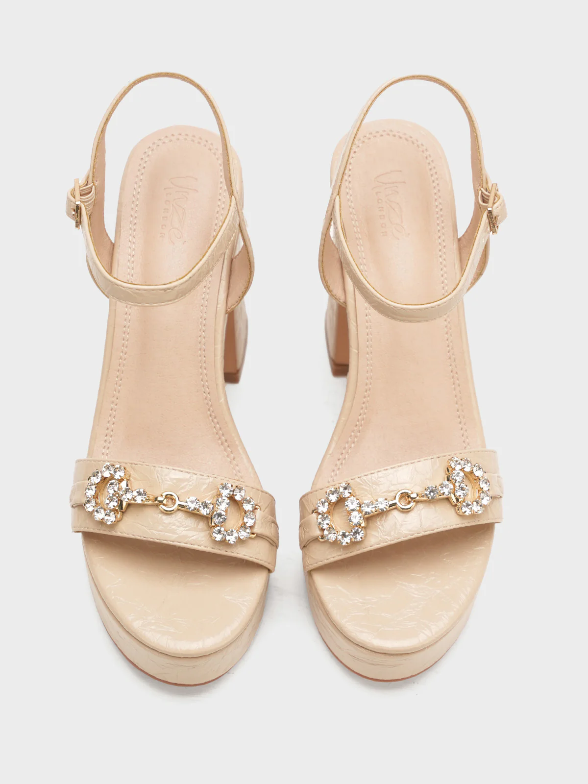 Women "ILANY" Chunky Heel Buckle Sandals - Image 9
