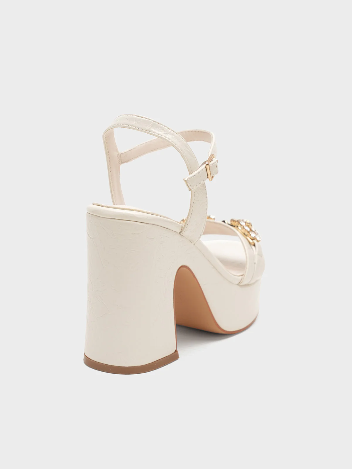 Women "ILANY" Chunky Heel Buckle Sandals - Image 5