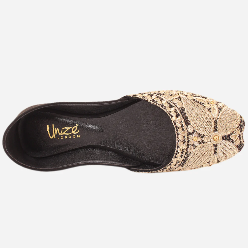 Women "IVY" Flip Flop Tilla Work Traditional Khussa - Image 4