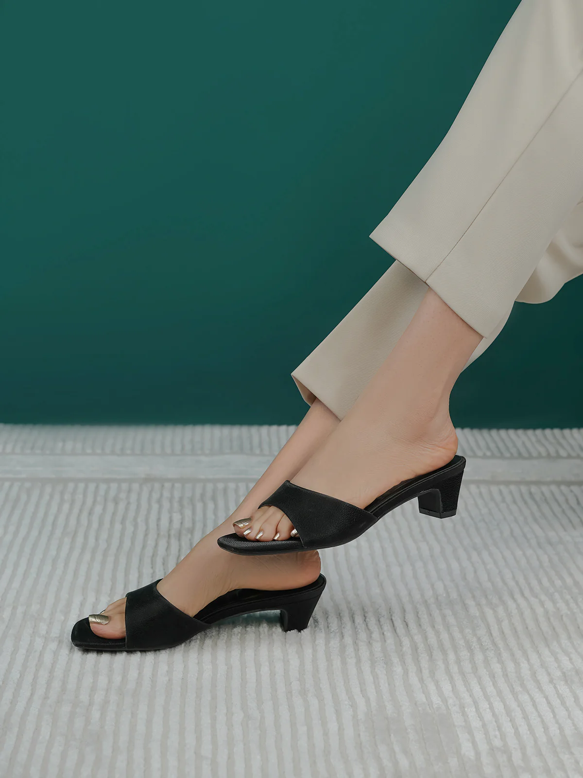 Women "JACIE" Elegant Block Heel Sandals