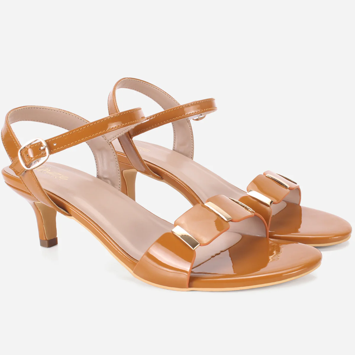 Women "JADEN" Heeled Open Toe Party Sandals - Image 2