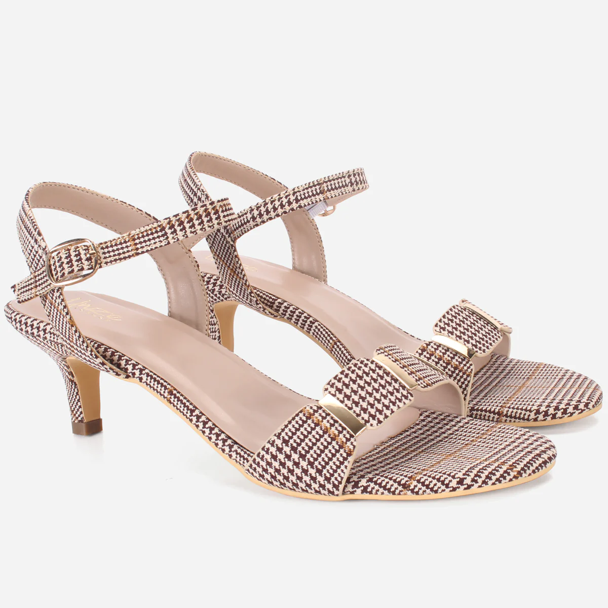 Women "JADEN" Heeled Open Toe Party Sandals - Image 2