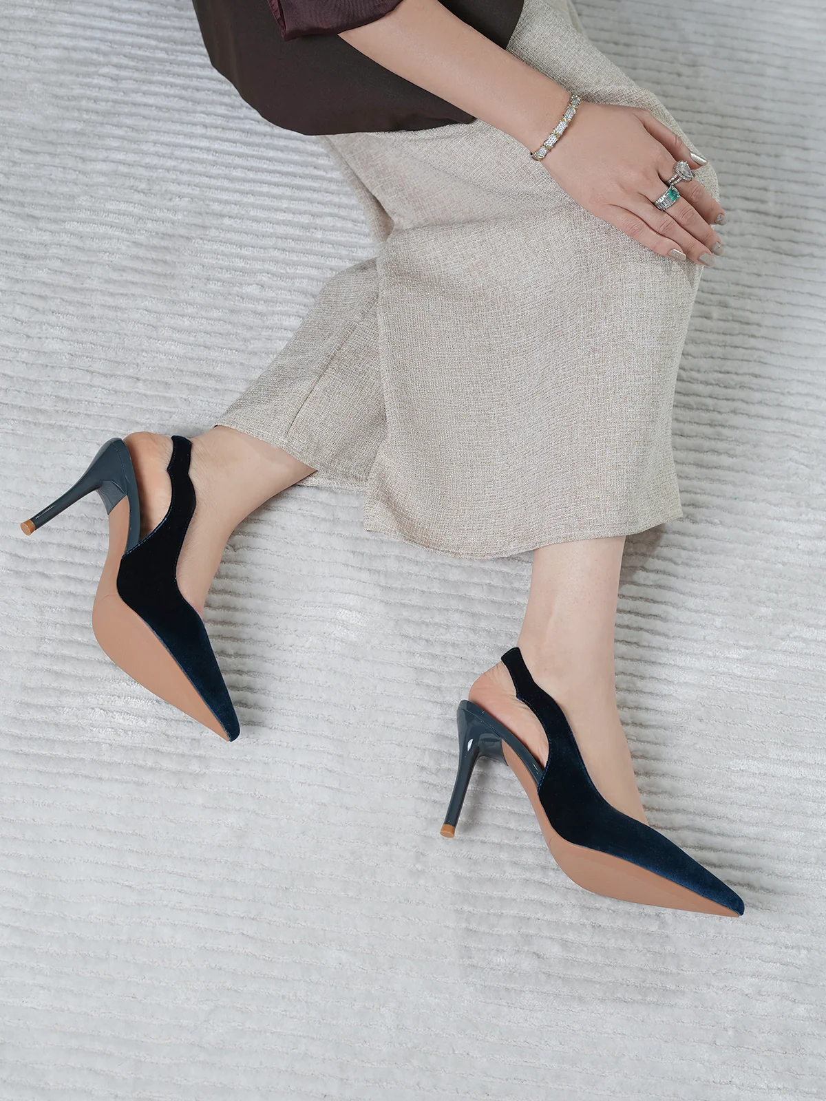 Women "JAGUAR" Elegance Slingback Sandals - Image 6