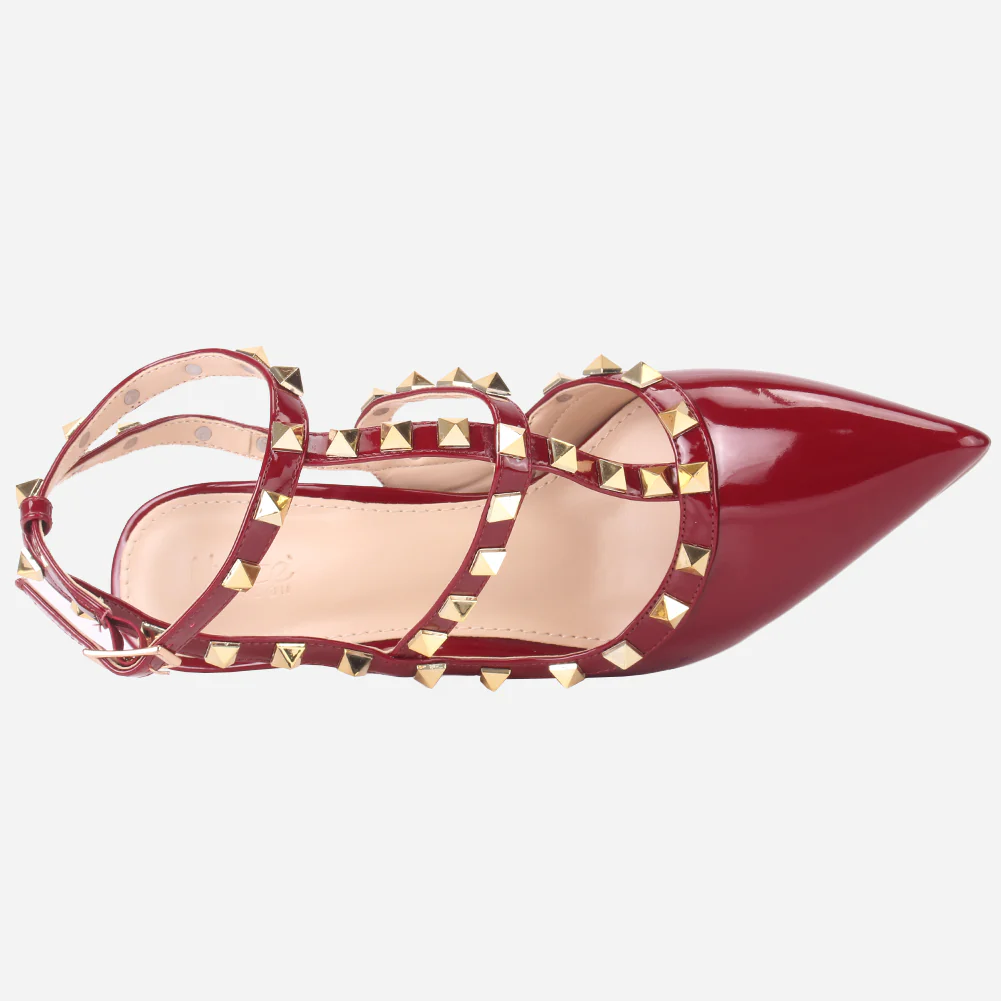 Women "JARNE" Studded Stiletto Sandals - Image 4