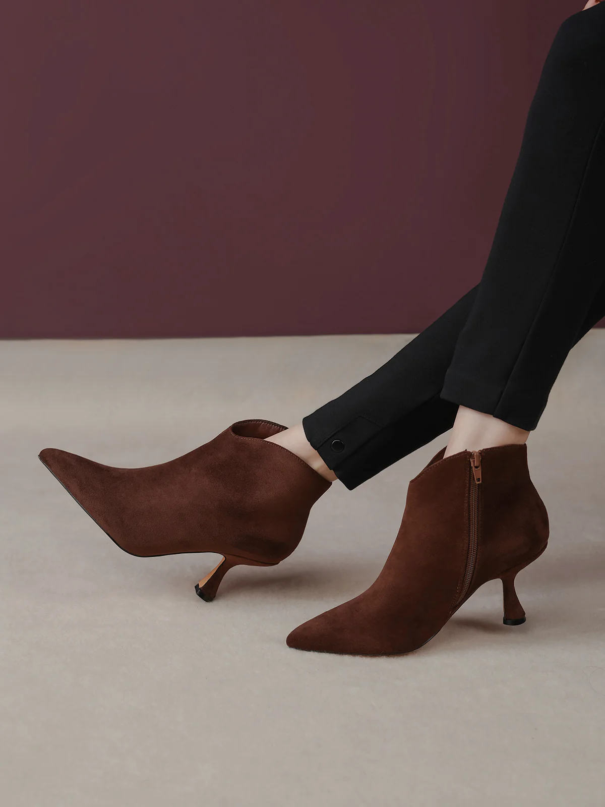 Women "JAYDEN" Stylish Zipper Boots