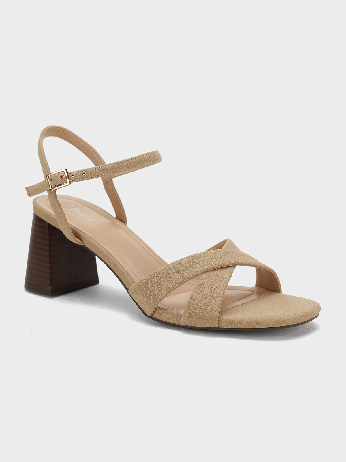 Women "JEFFREY" Block Heel Buckle Sandals - Image 2