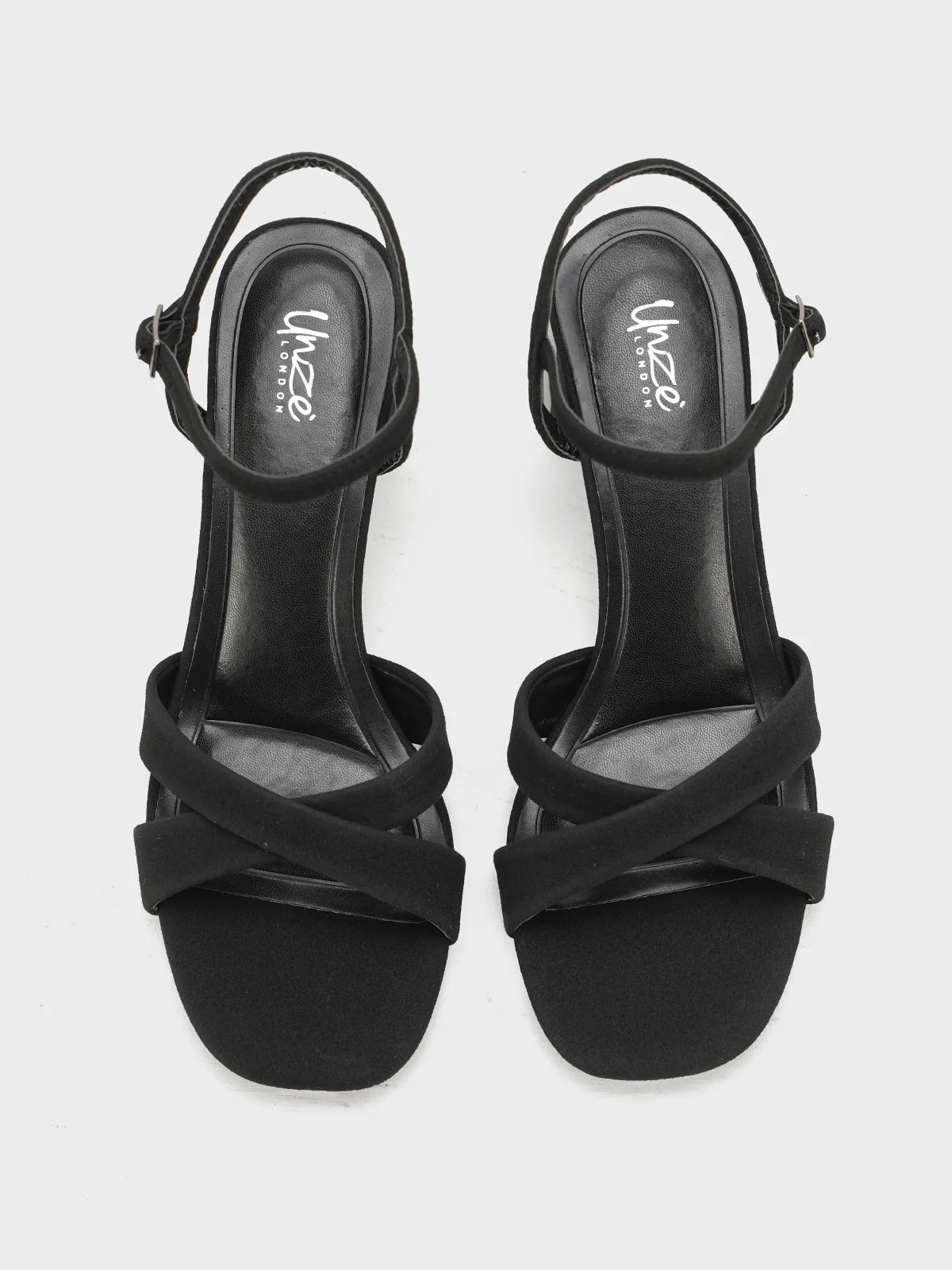 Women "JEFFREY" Block Heel Buckle Sandals - Image 9