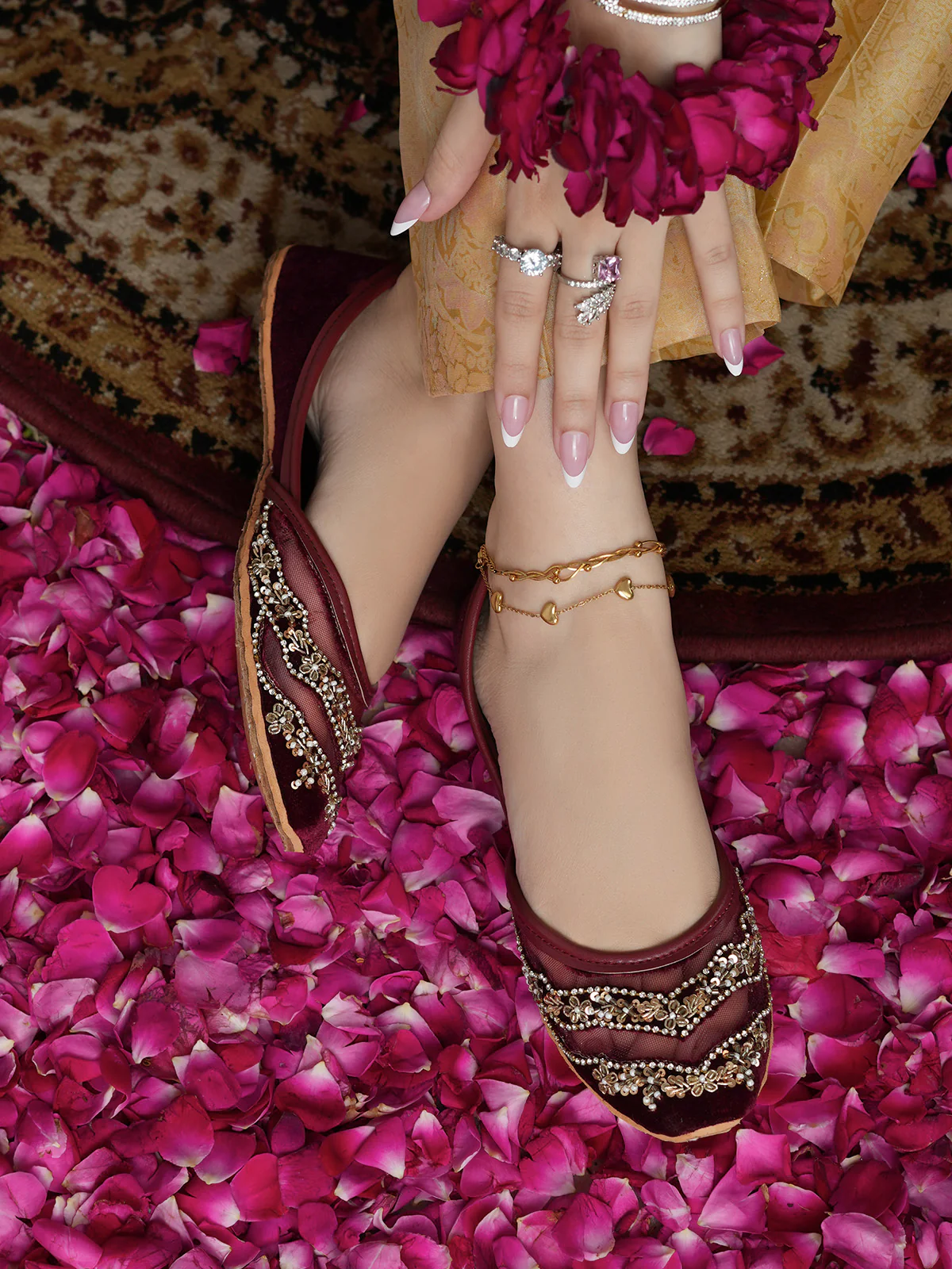 Women "ZARISH" Elegant Embroidery Khussa - Image 9