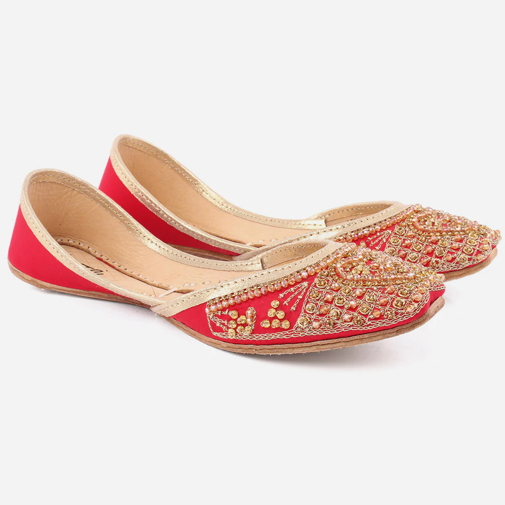 WOMEN "JUDY" TRADITIONAL HANDMADE LEATHER KHUSSA - Image 2