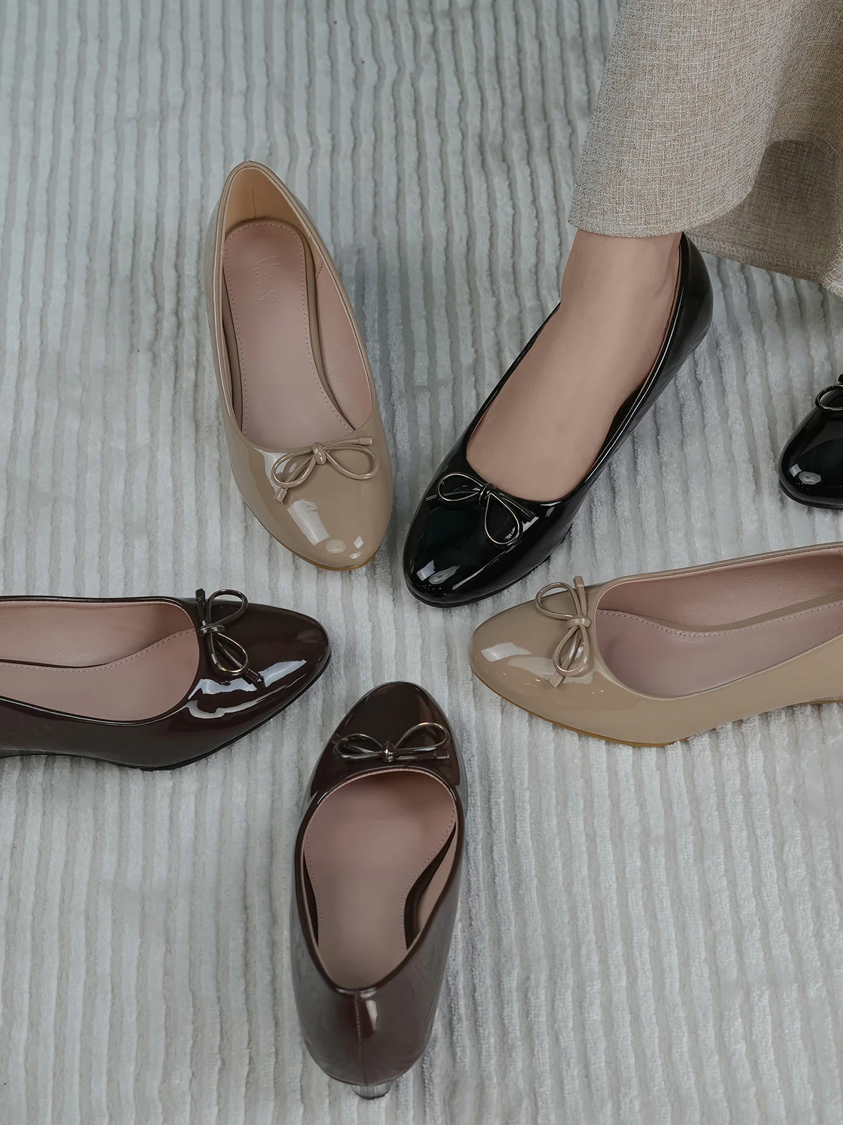 Women "KANELO" Comfortable Wedge Courts - Image 6