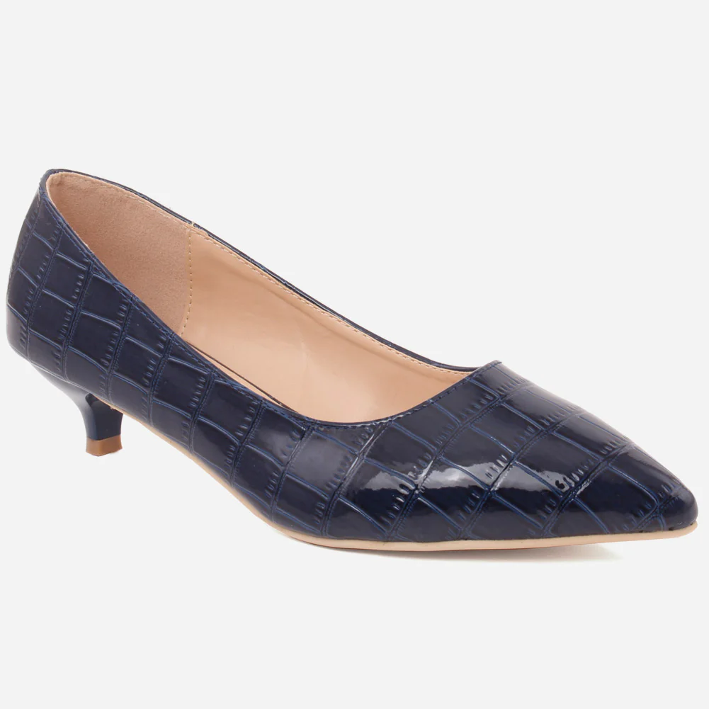 Women "KEIRA" Mid High Heel Court Shoes