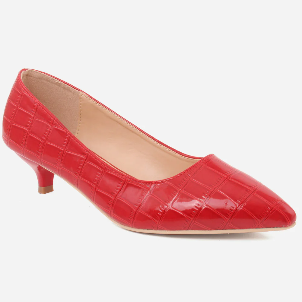 Women "KEIRA" Mid High Heel Court Shoes