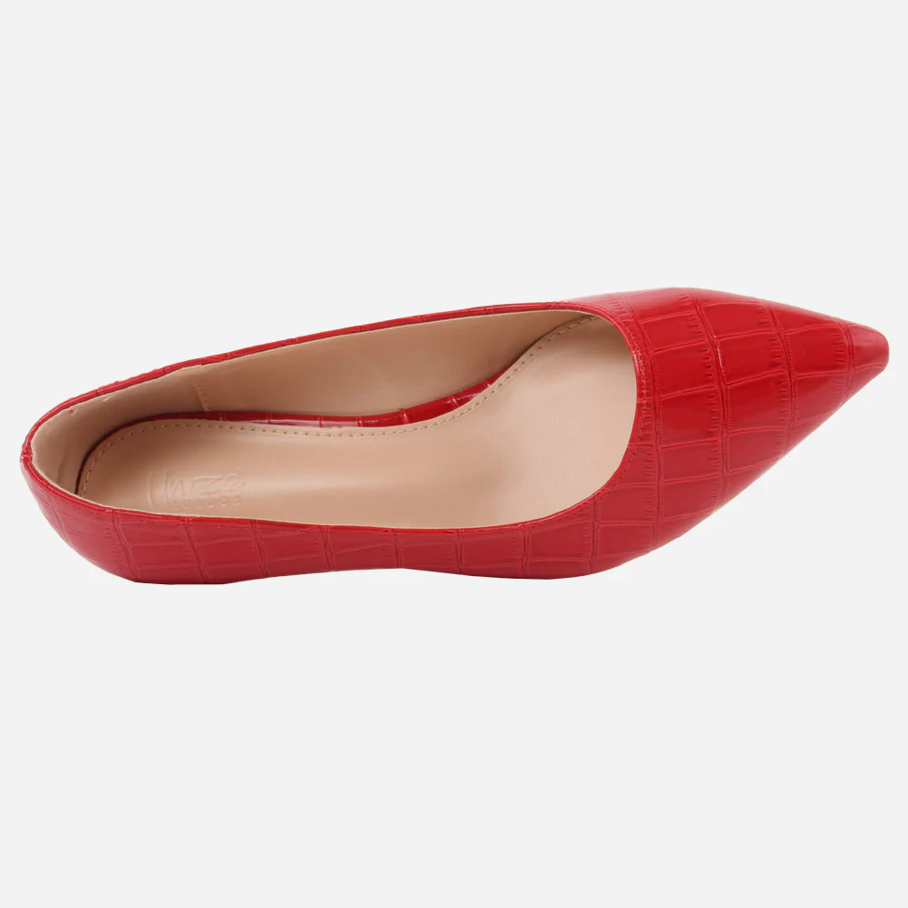 Women "KEIRA" Mid High Heel Court Shoes - Image 4