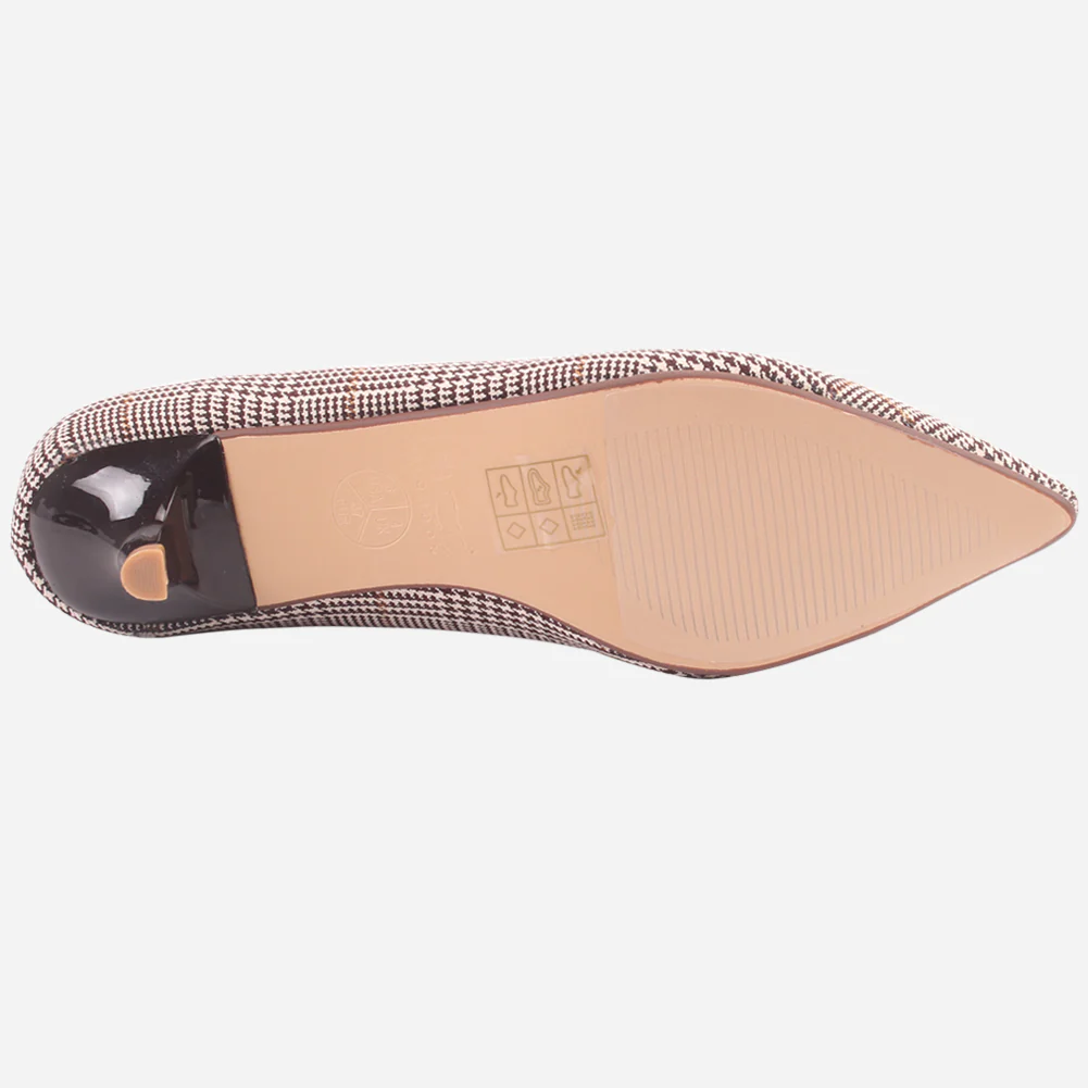 Women "KEIRA" Mid High Heel Court Shoes - Image 5