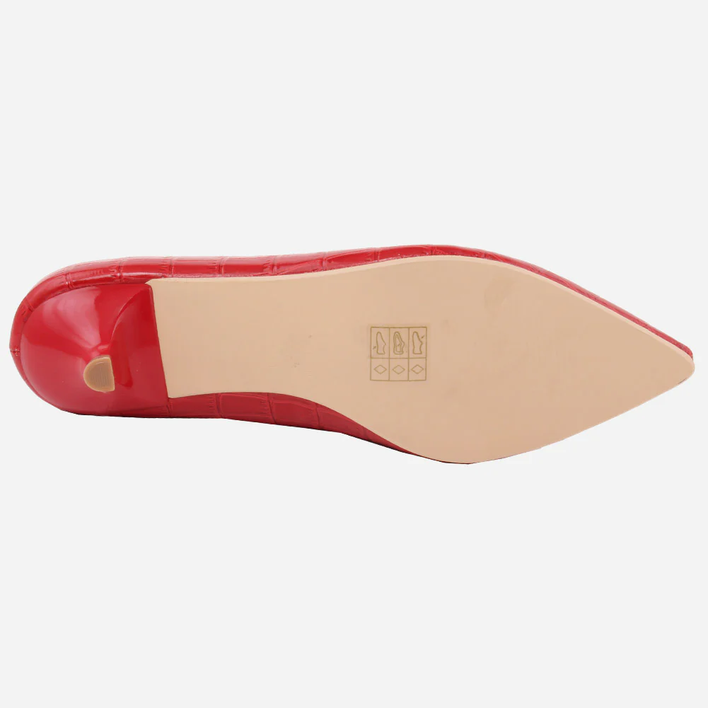 Women "KEIRA" Mid High Heel Court Shoes - Image 5
