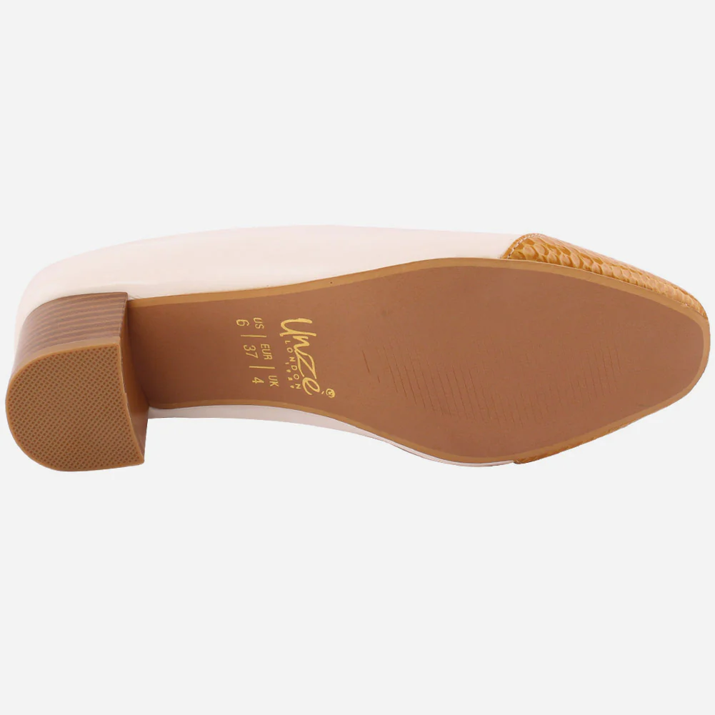 Women "Kelly" High Block heel court shoes - Image 5