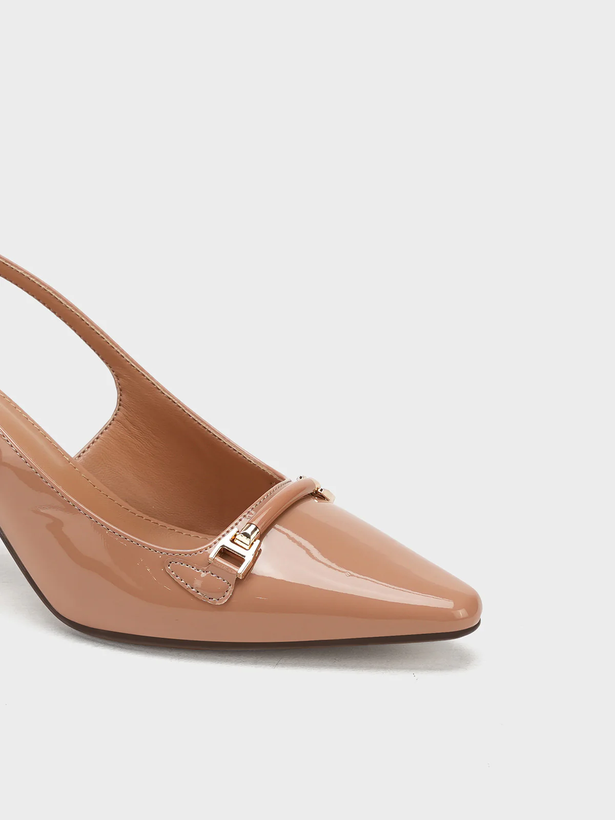 Women "KENELM" Glossy Pointed Toe Sandals - Image 7
