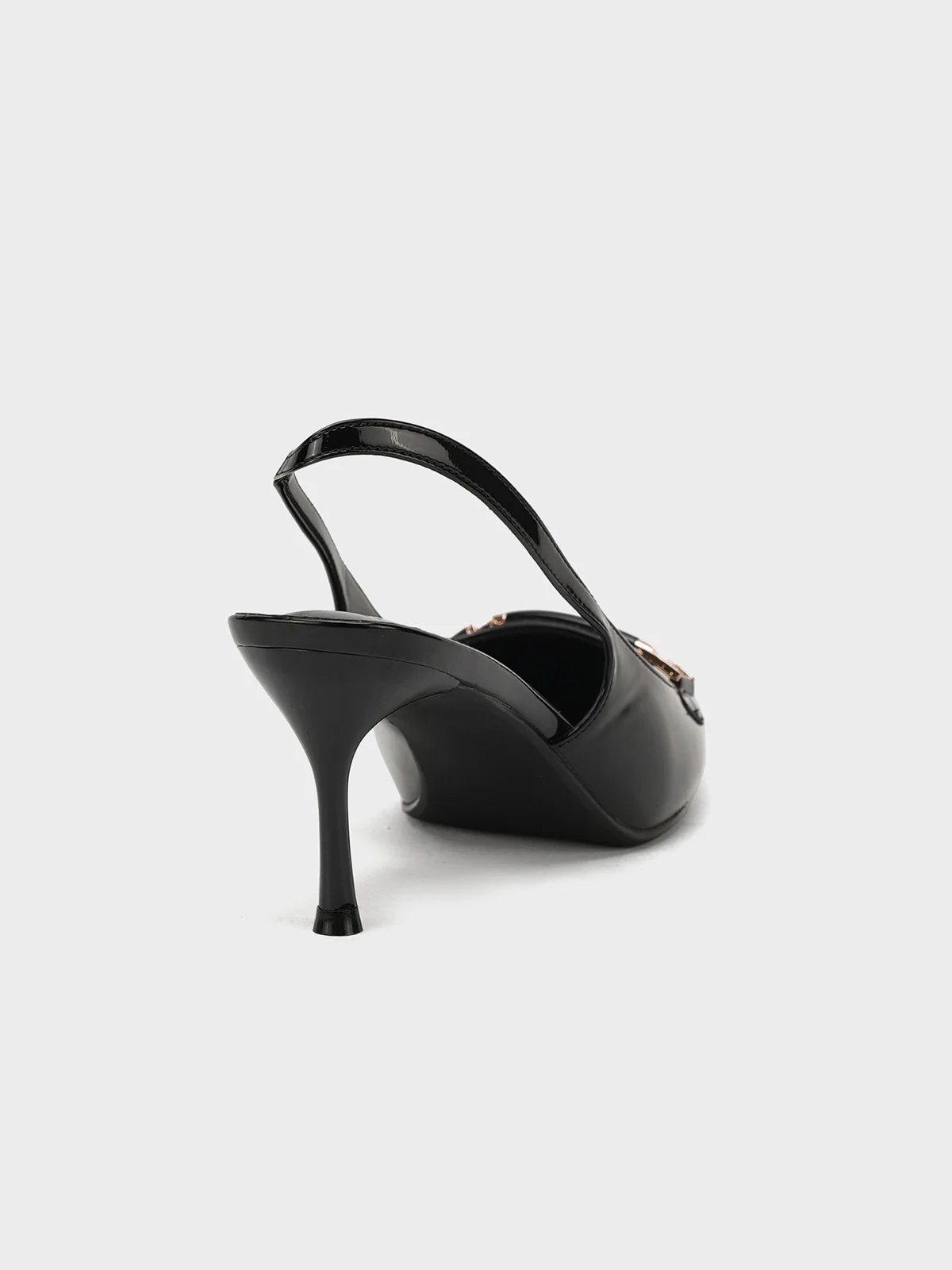 Women "KENELM" Glossy Pointed Toe Sandals - Image 5