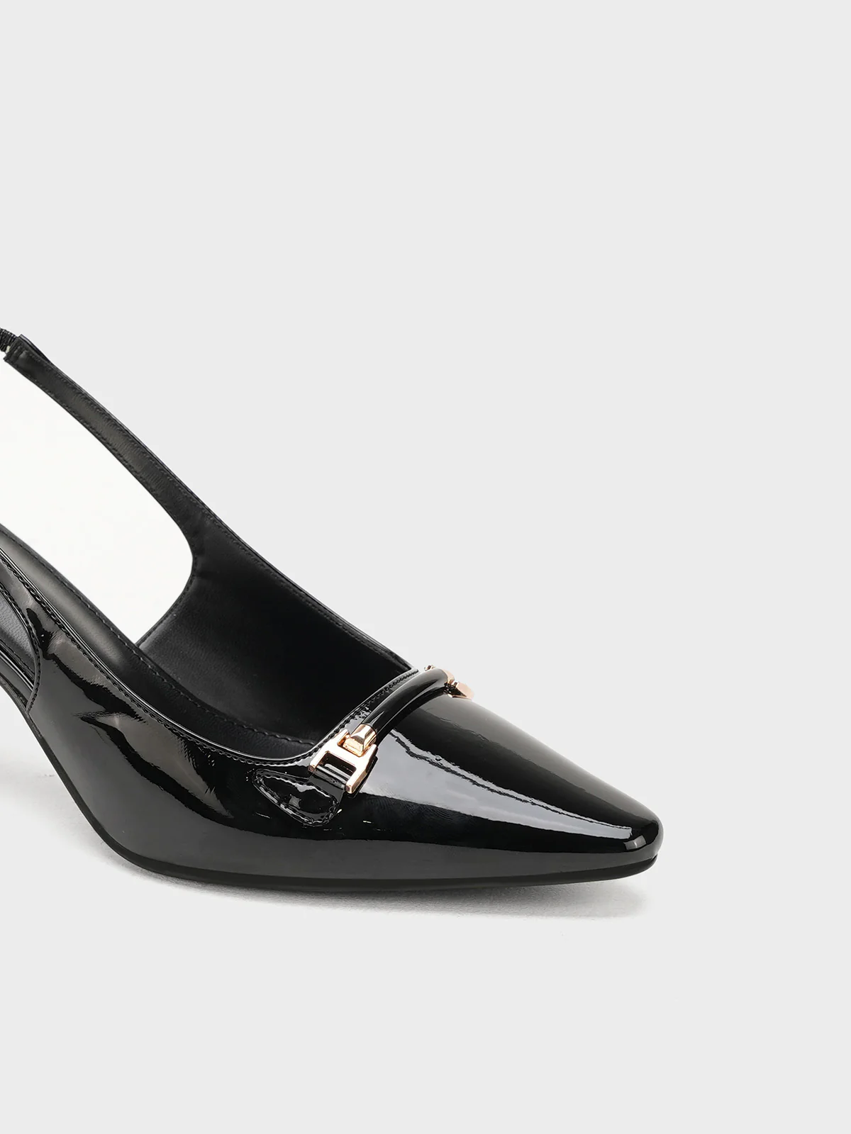 Women "KENELM" Glossy Pointed Toe Sandals - Image 7
