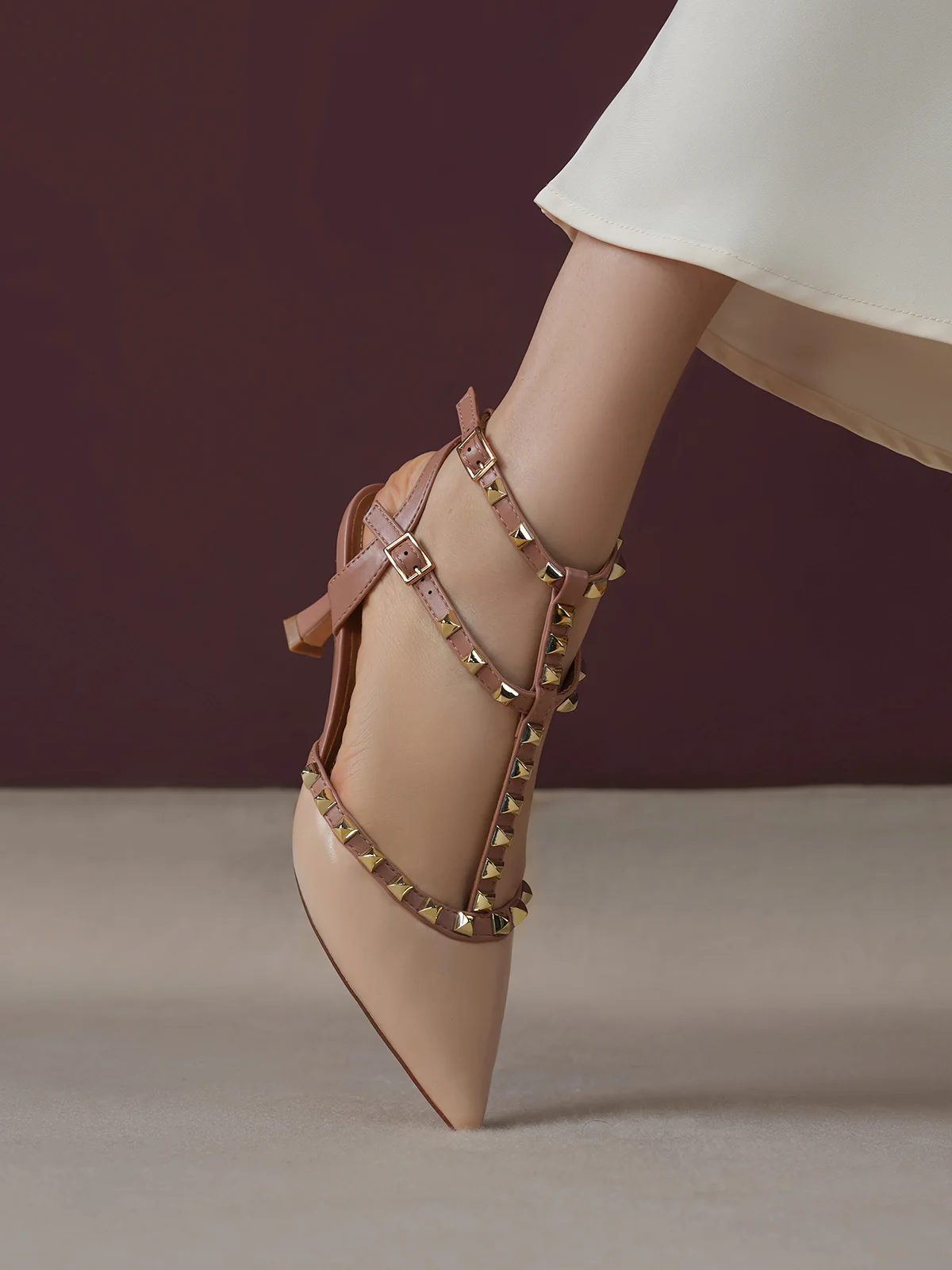 Women "KILLARA" Studded Straps Sandals - Image 3