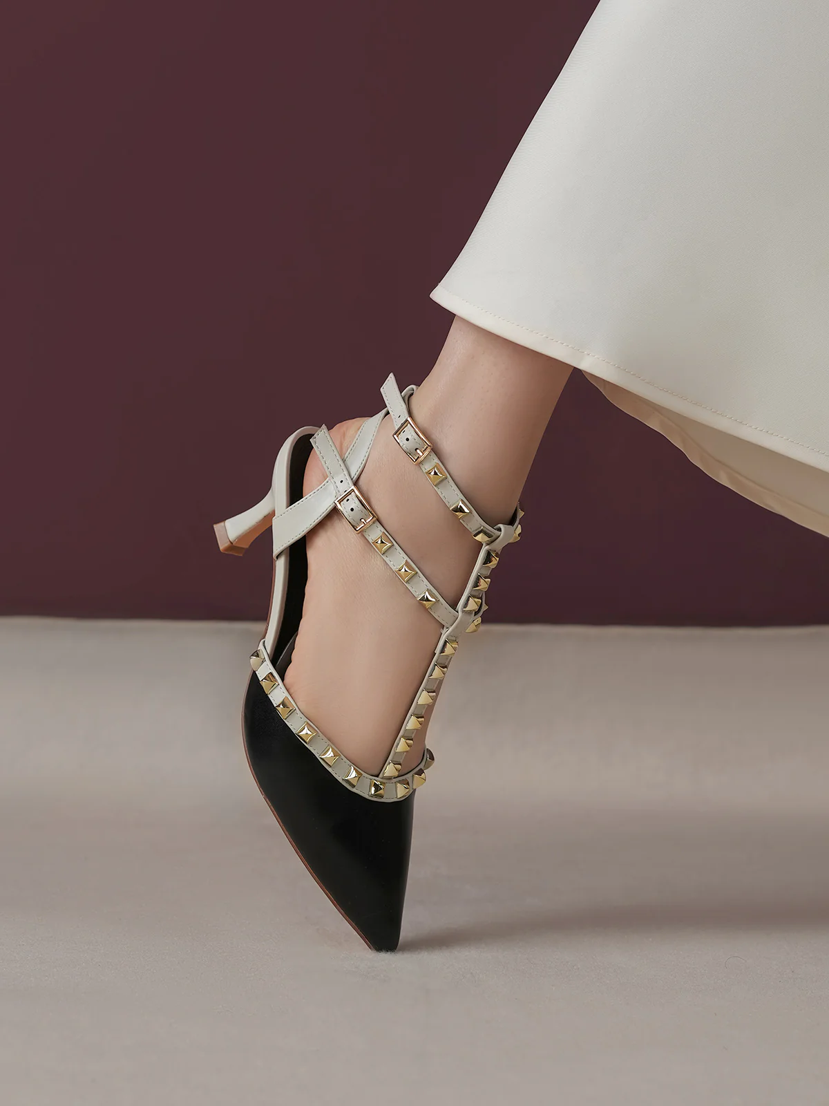 Women "KILLARA" Studded Straps Sandals - Image 6