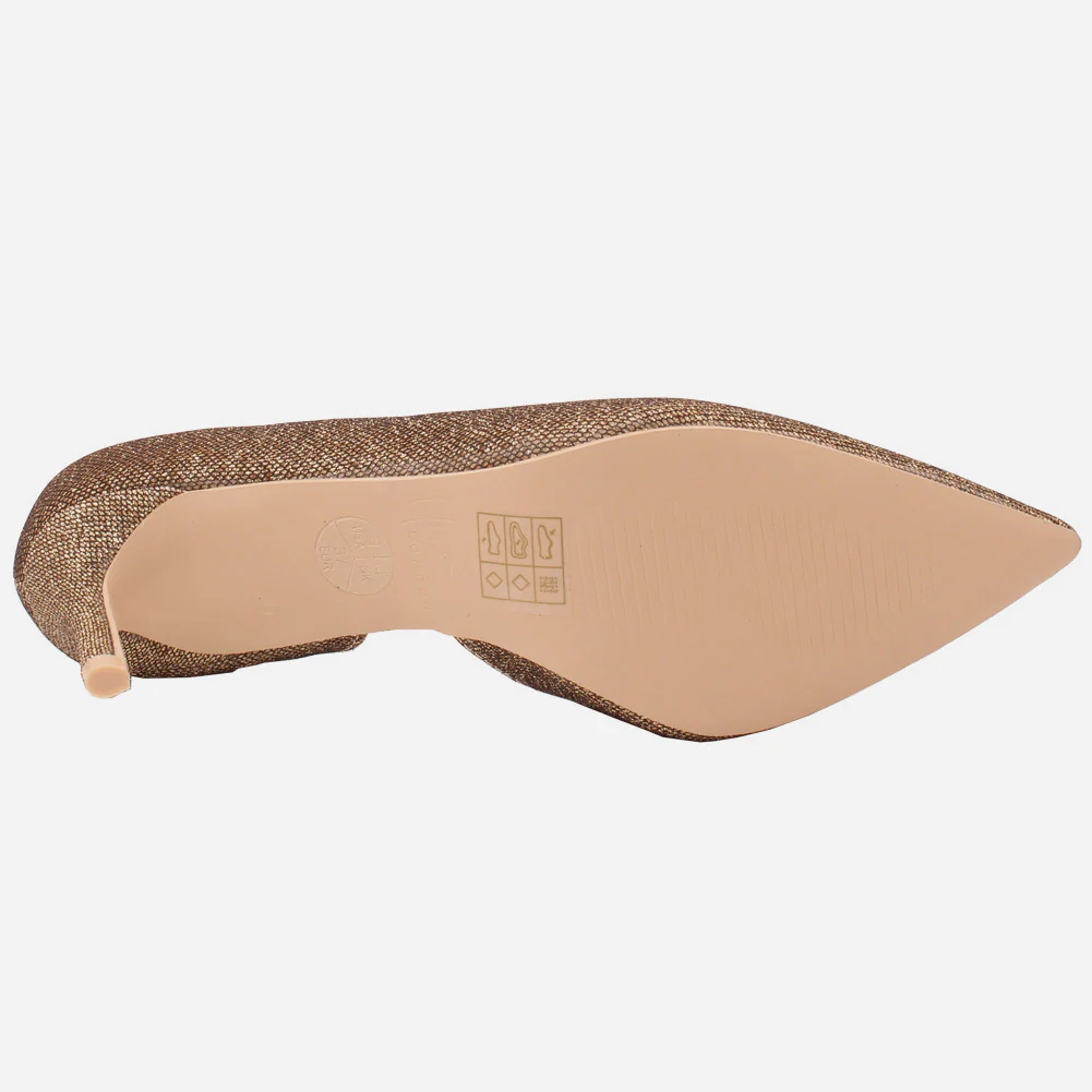Women "KISTINE"Matt Finish Court Shoes - Image 5