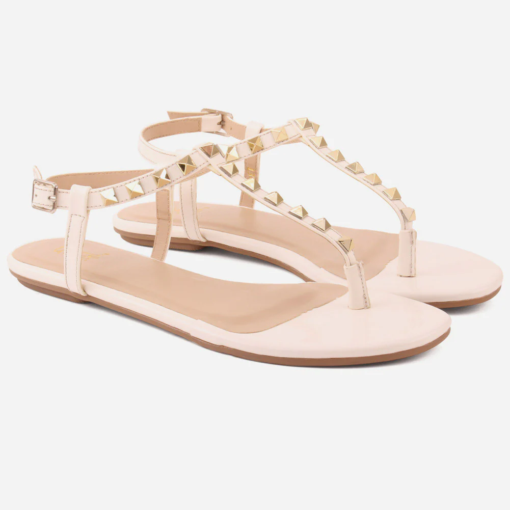 Women "KITTY" Ankle Fastening Light Weight Rubber Sole Sandals - Image 2