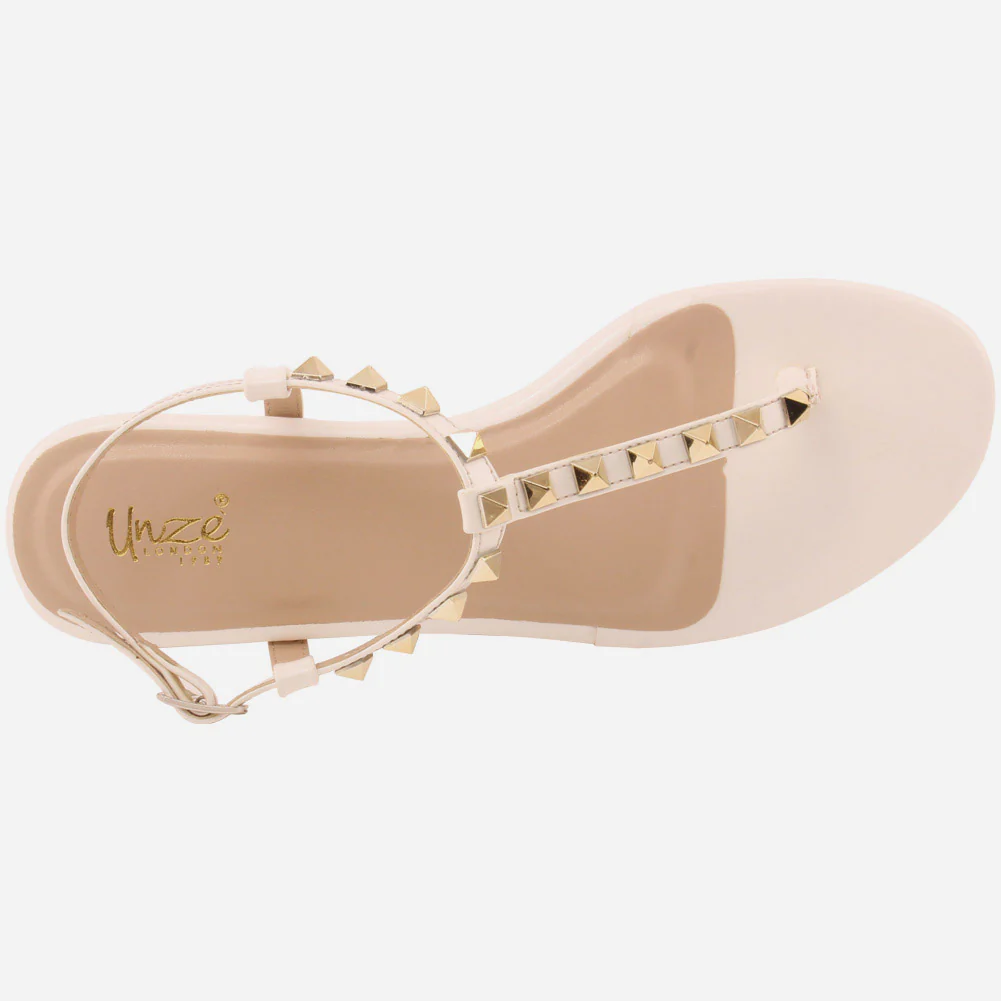 Women "KITTY" Ankle Fastening Light Weight Rubber Sole Sandals - Image 4