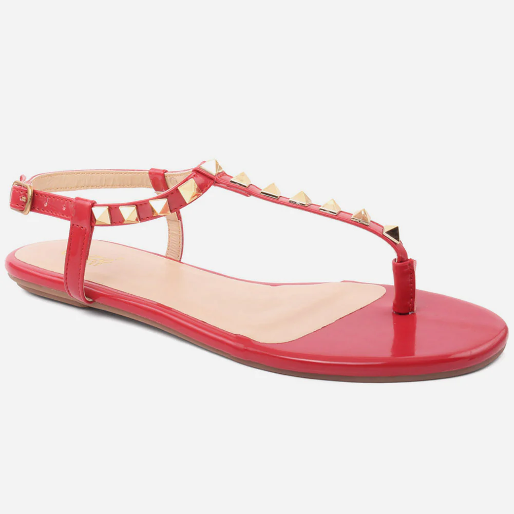 Women "KITTY" Ankle Fastening Light Weight Rubber Sole Sandals