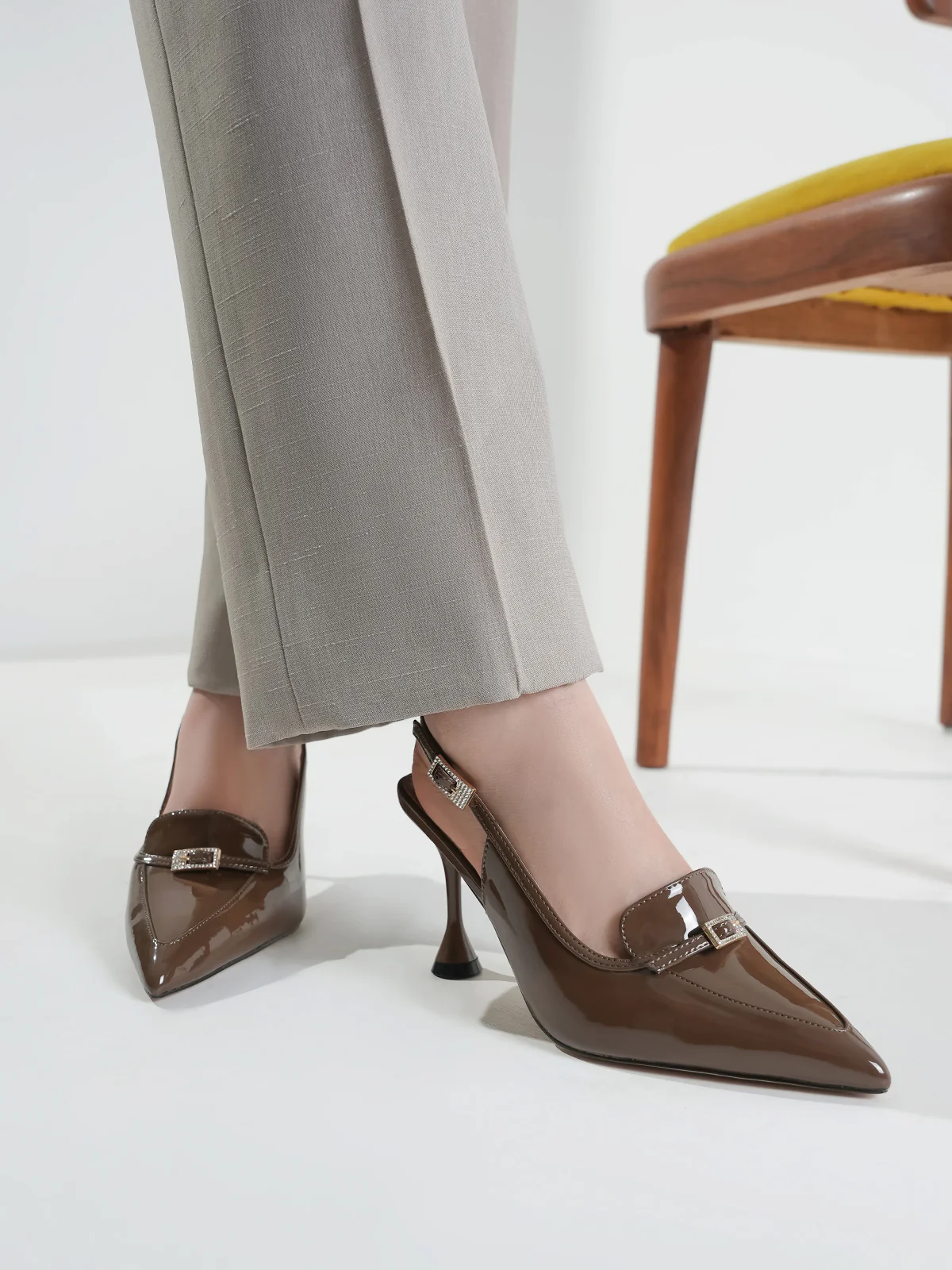 Women "KOALA" Pointed Toe Buckle Sandals - Image 10