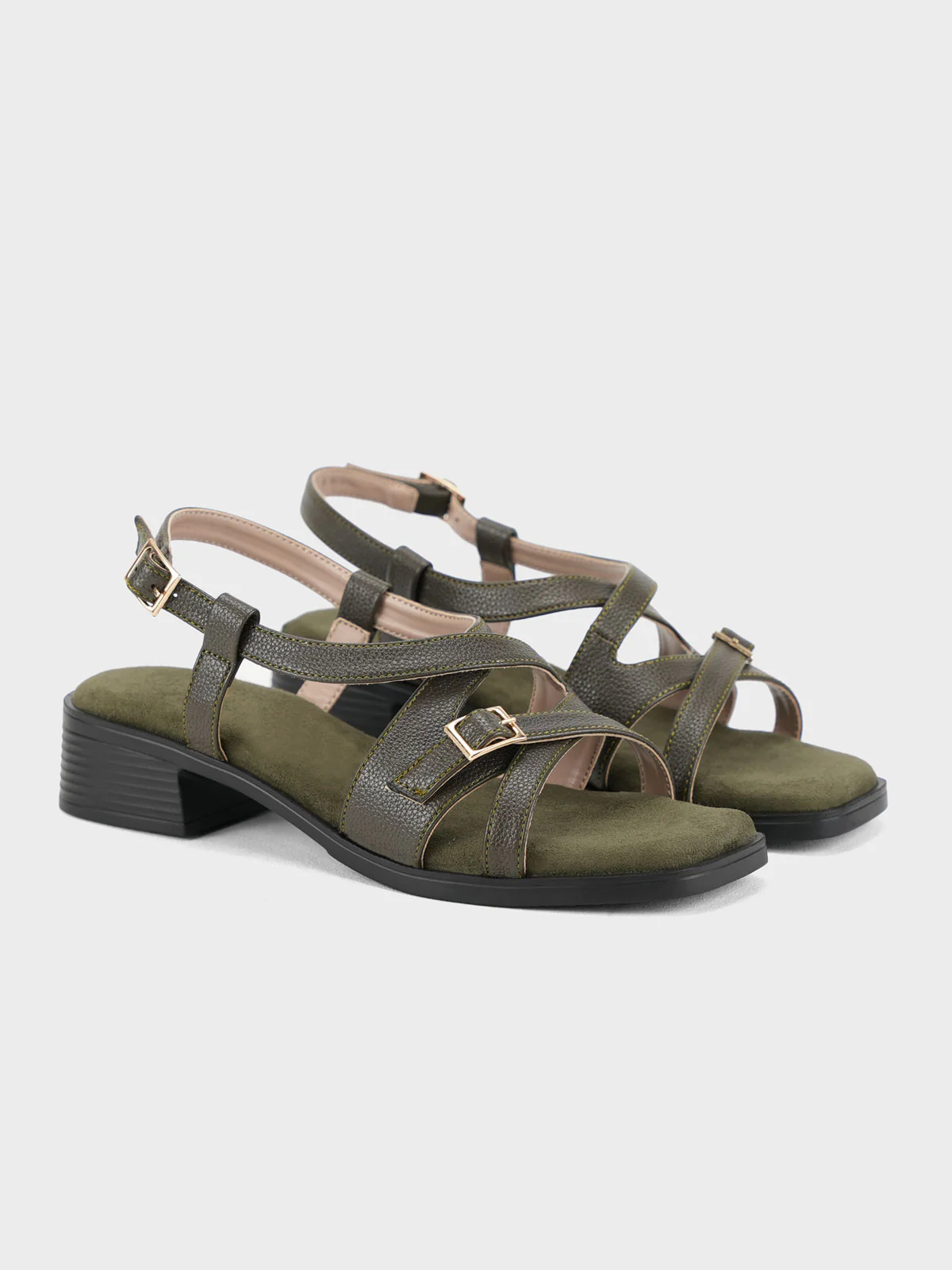 Women "KRIKOR" Stylish Buckle Sandals - Image 2