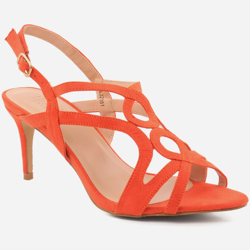 Women "KYLIE" Trendy Kitten Heel Sandals
