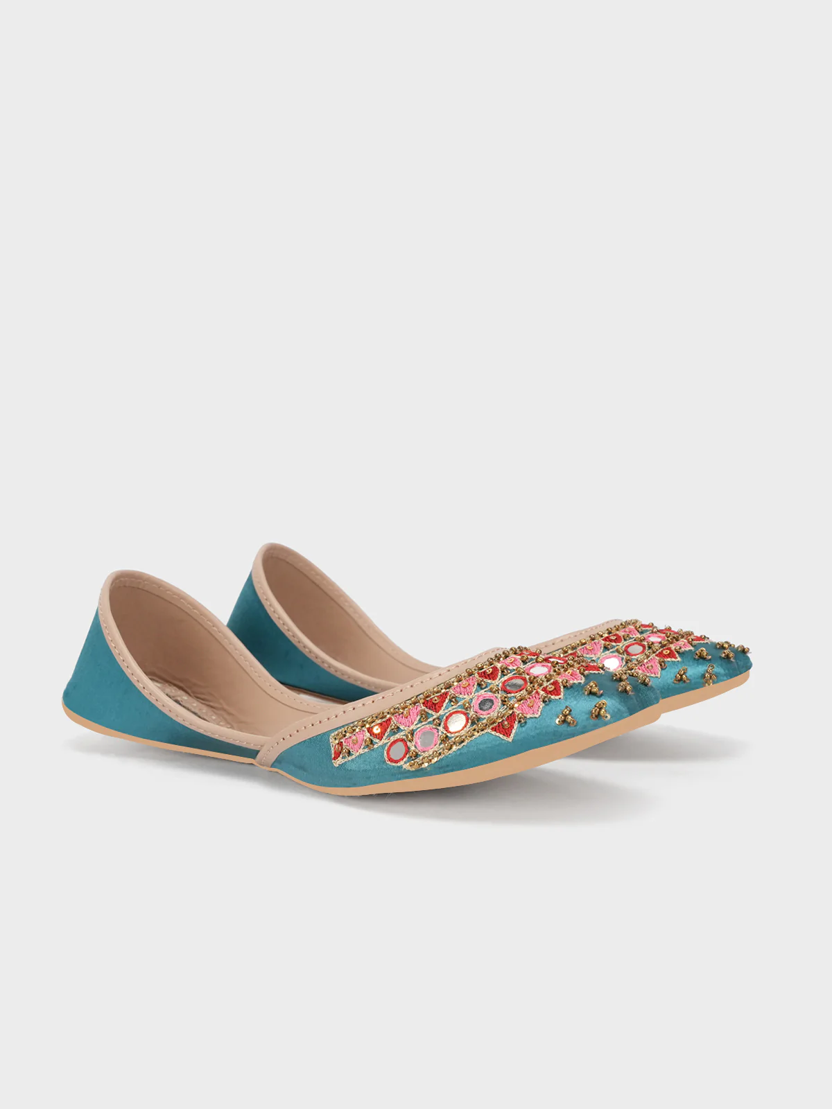 Women "LAKEISHA" Embellished Khussa Shoes - Image 3