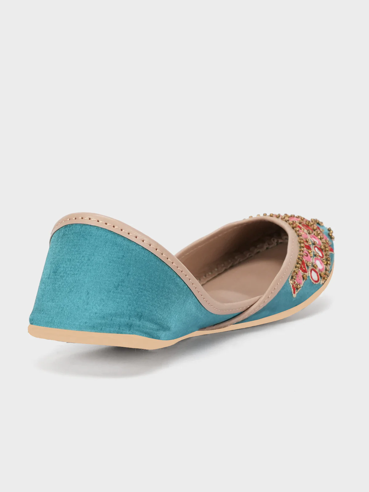 Women "LAKEISHA" Embellished Khussa Shoes - Image 4