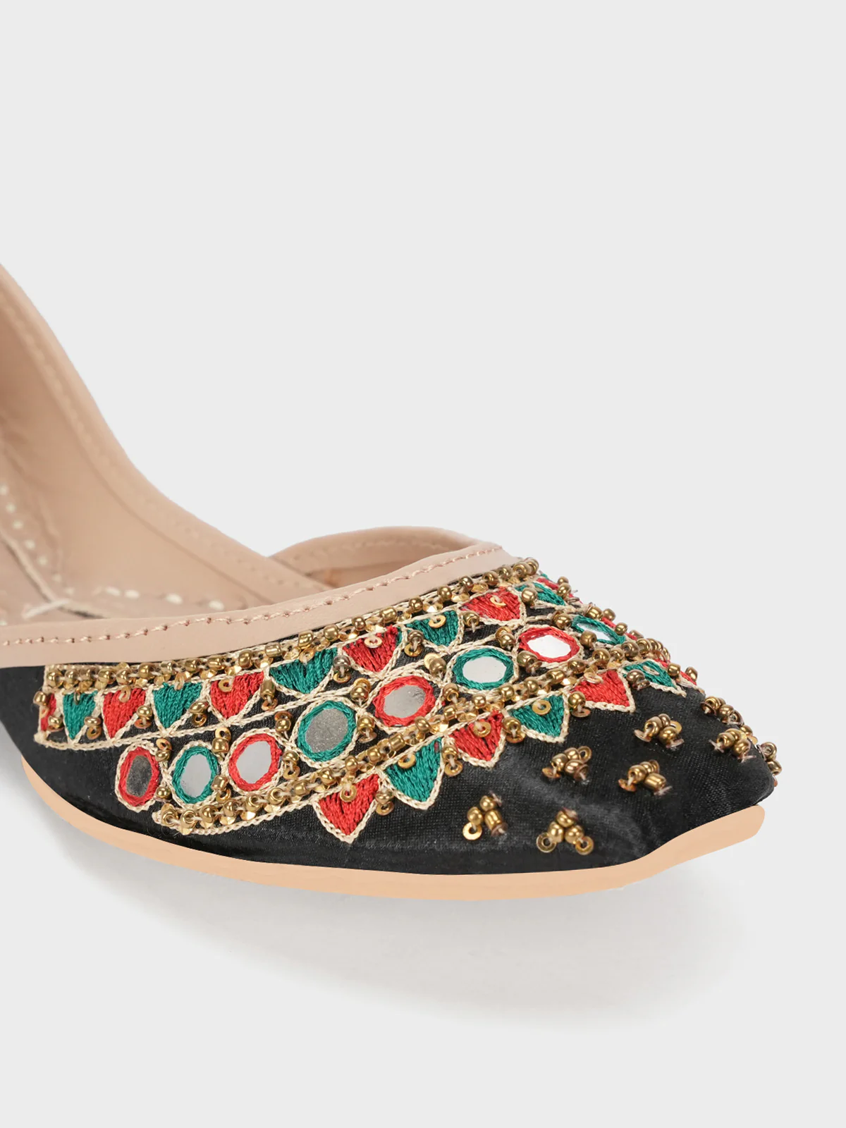 Women "LAKEISHA" Embellished Khussa Shoes - Image 4