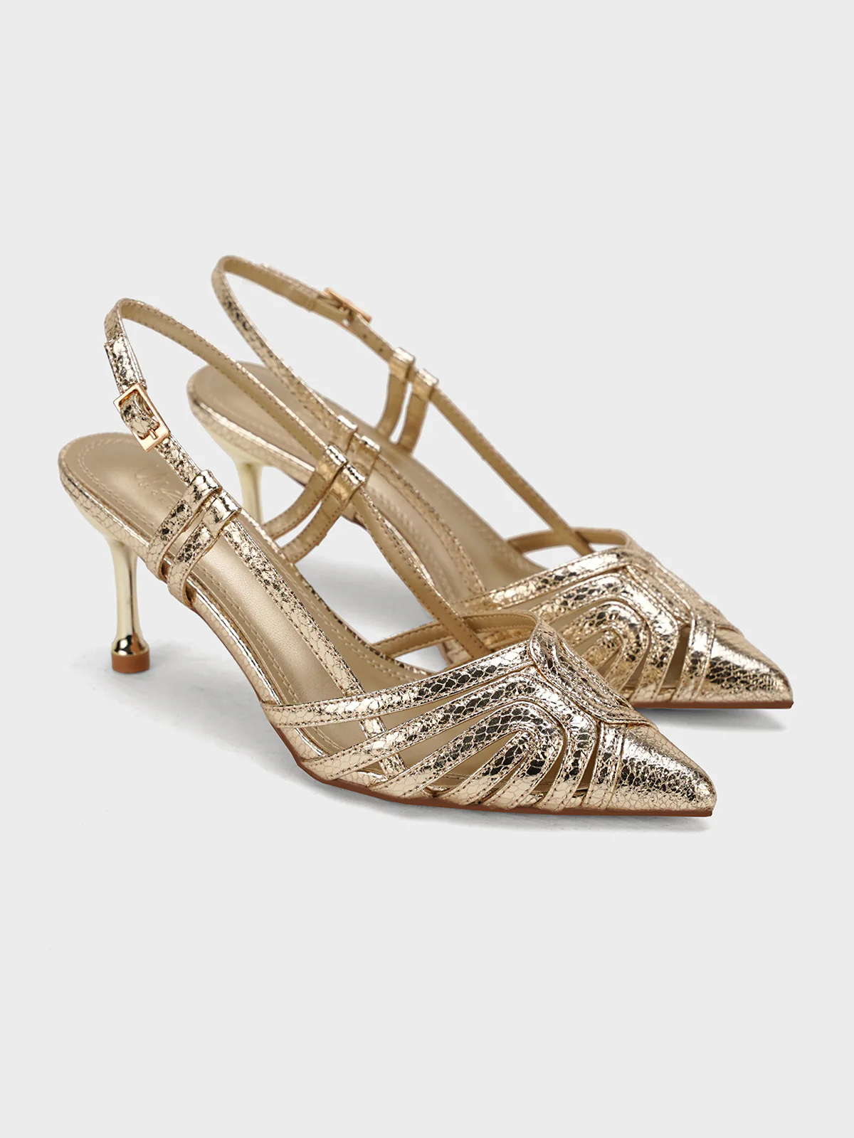 Women "LILITH" Pointed Toe Buckle Sandals - Image 2