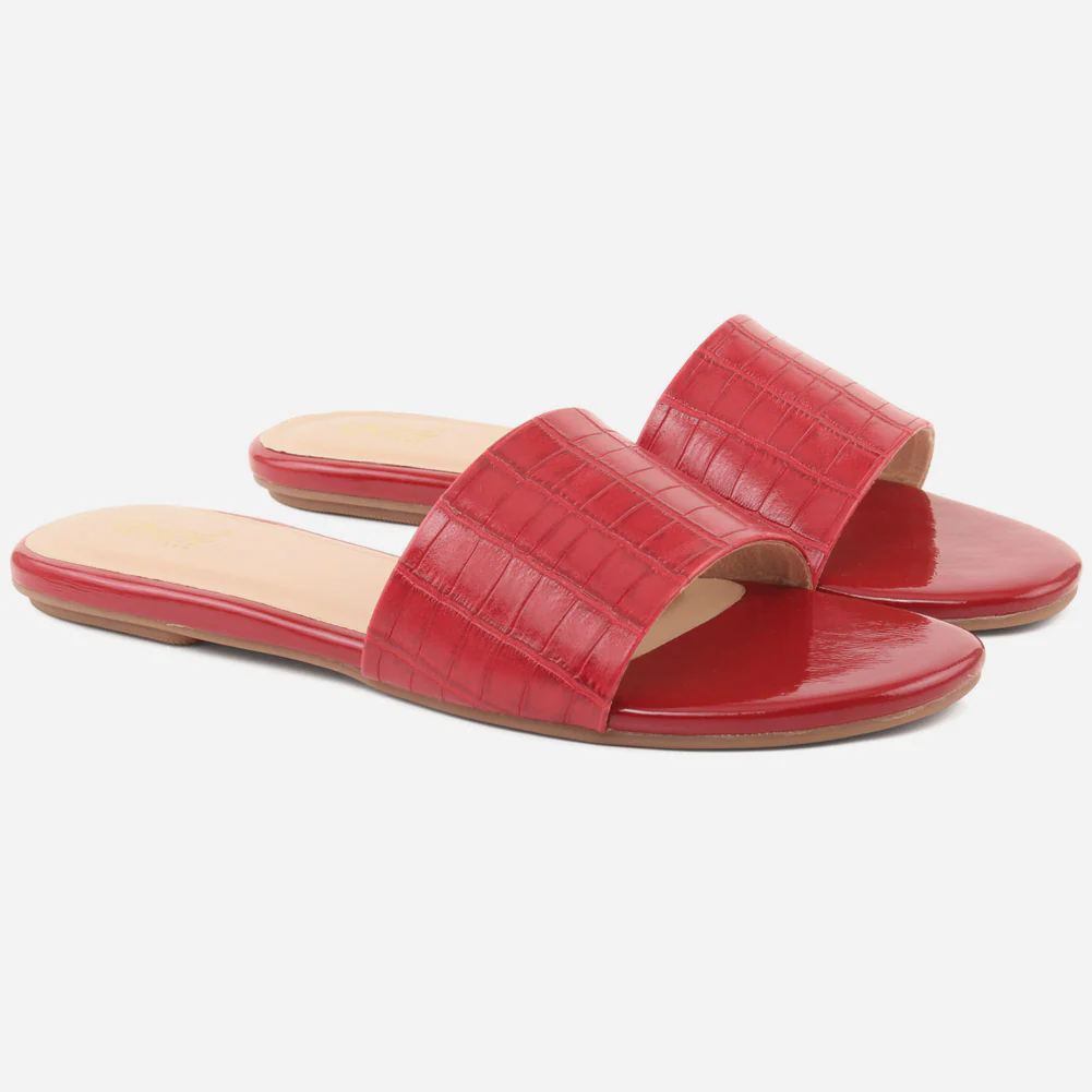 Women "LILY" Matt Slip On Slippers - Image 2