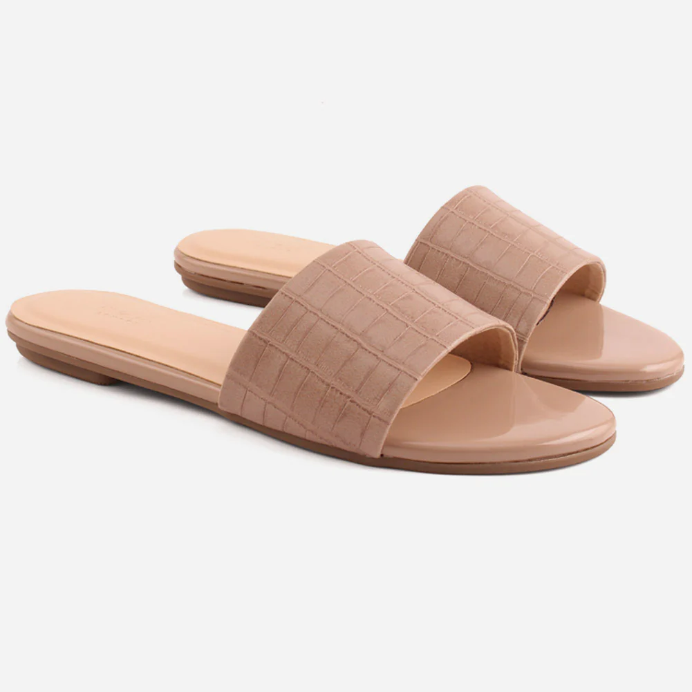 Women "LILY" Matt Slip On Slippers - Image 2