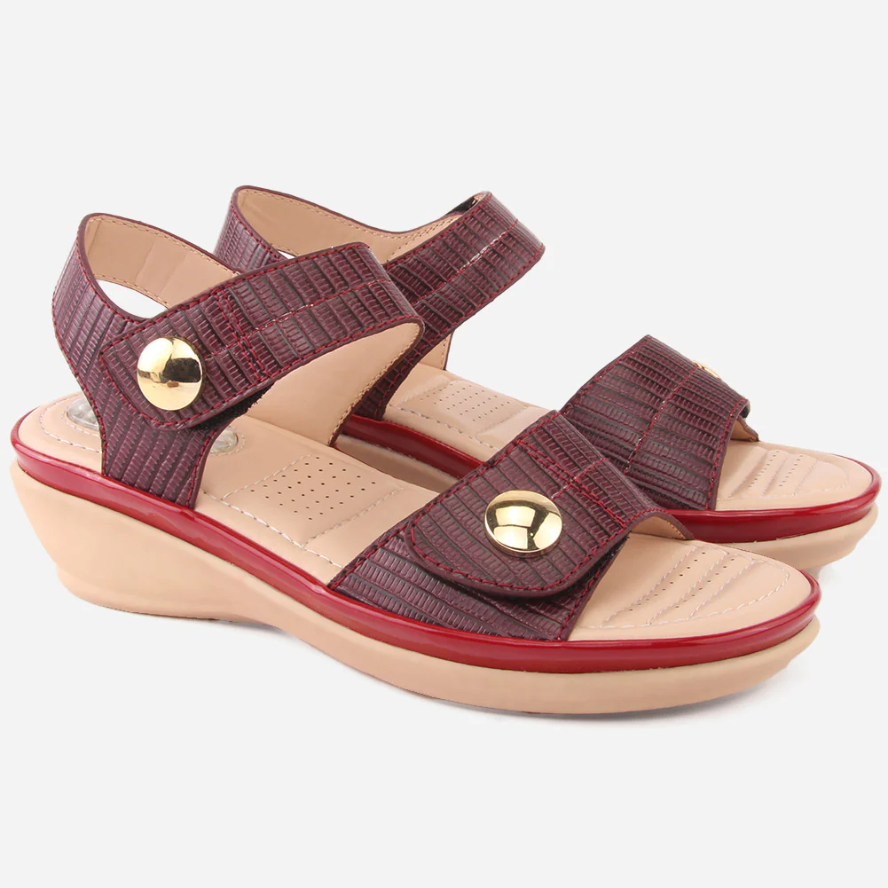 Women "LINDA"Comfort Ankle Strap Sandals - Image 2