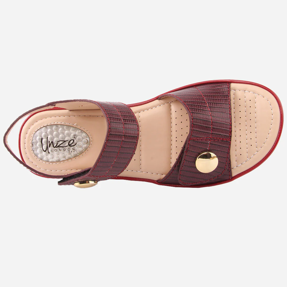 Women "LINDA"Comfort Ankle Strap Sandals - Image 4