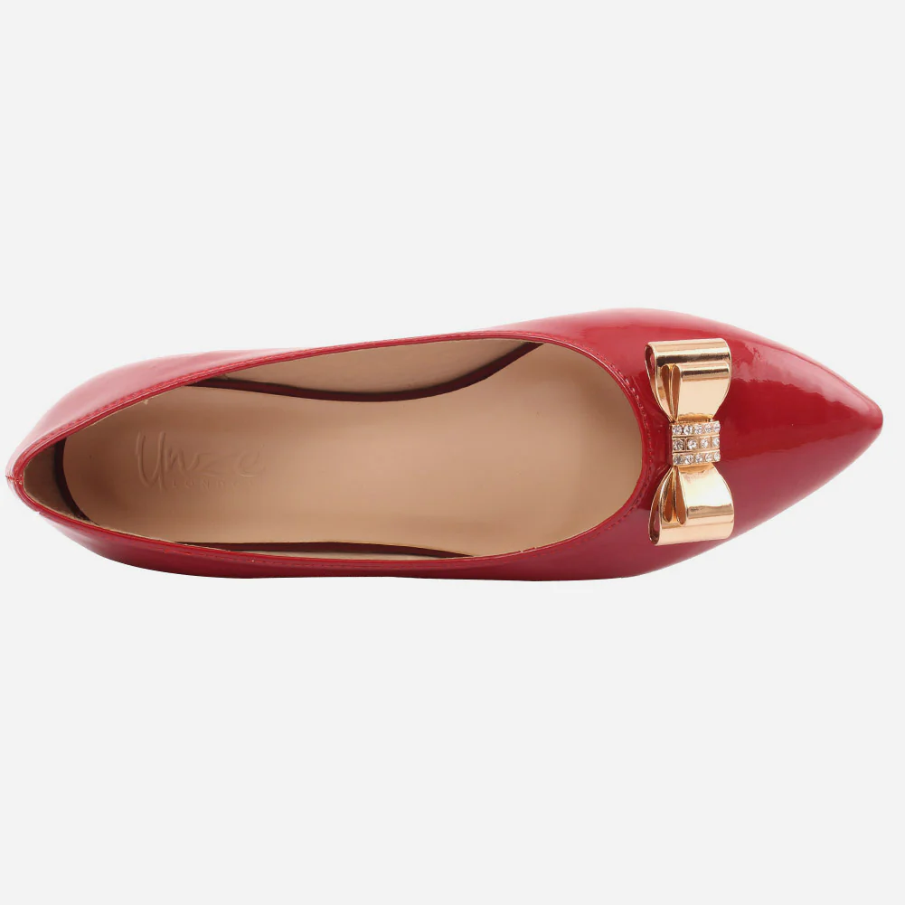WOMEN "LIV" EYE CATCHING PATENT UPPER SHOES - Image 4