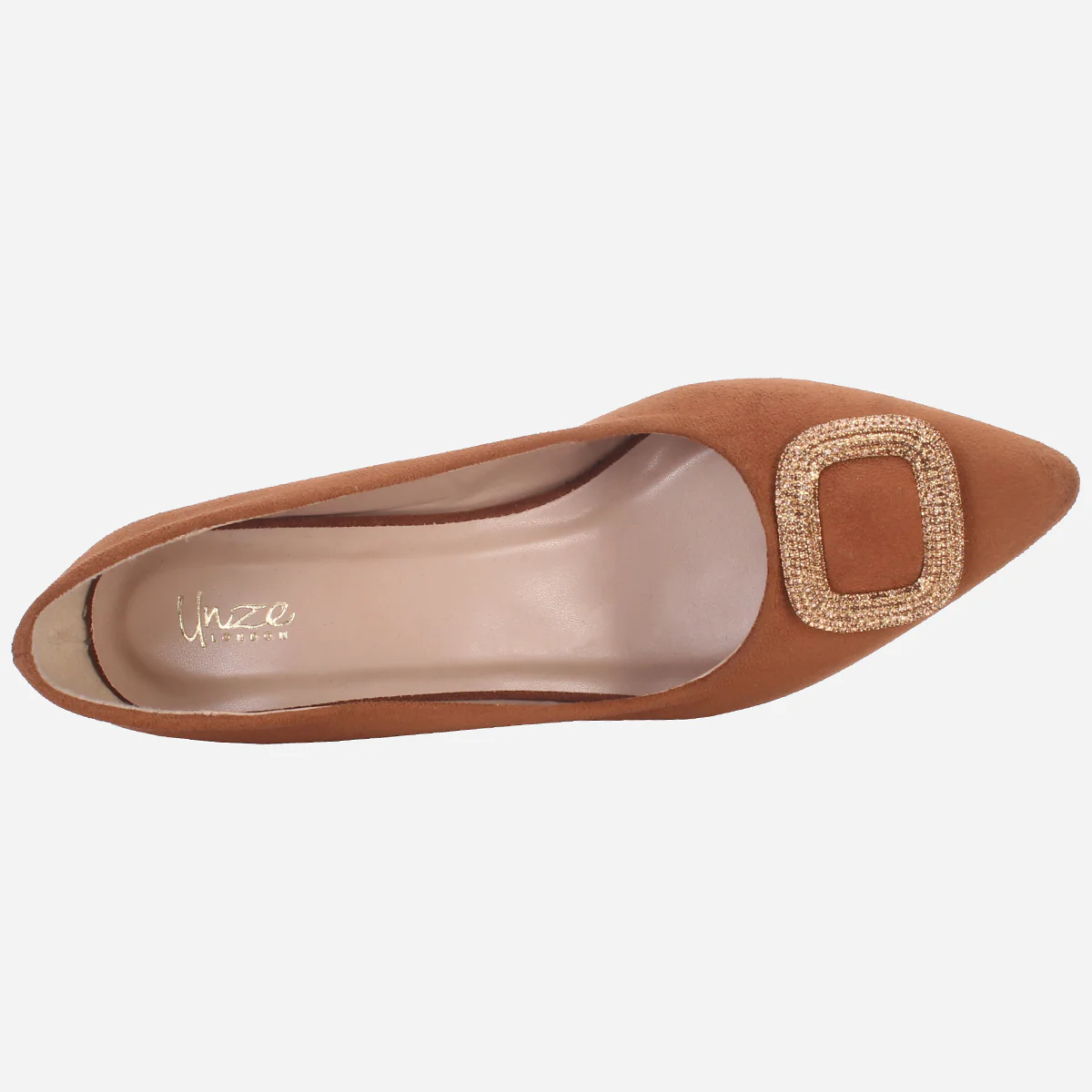 Women "LOVIS" Decorated Pointed Toe Courts - Image 4