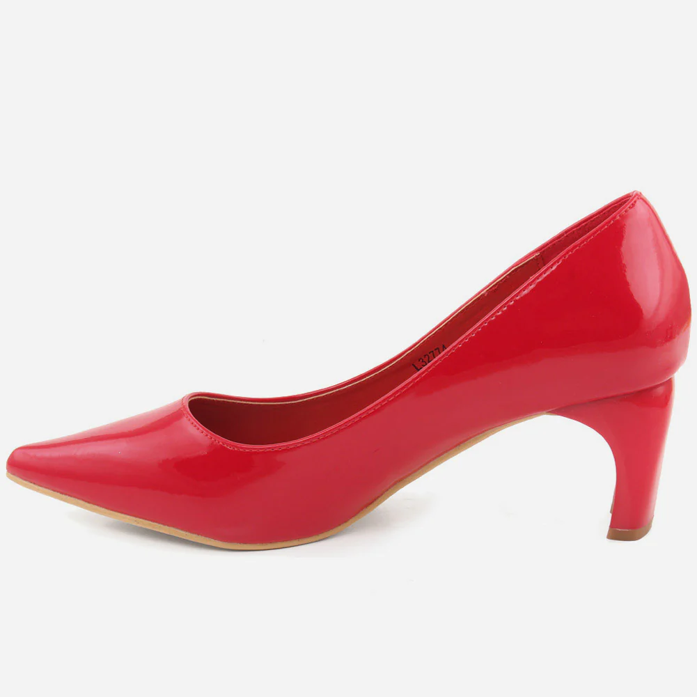 Women "LYNDY" Block Heel Court Shoes - Image 3