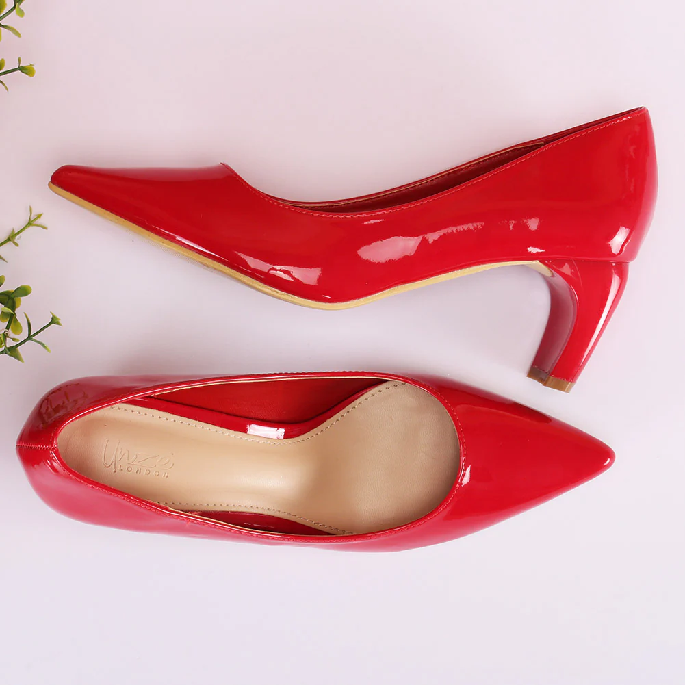 Women "LYNDY" Block Heel Court Shoes - Image 6