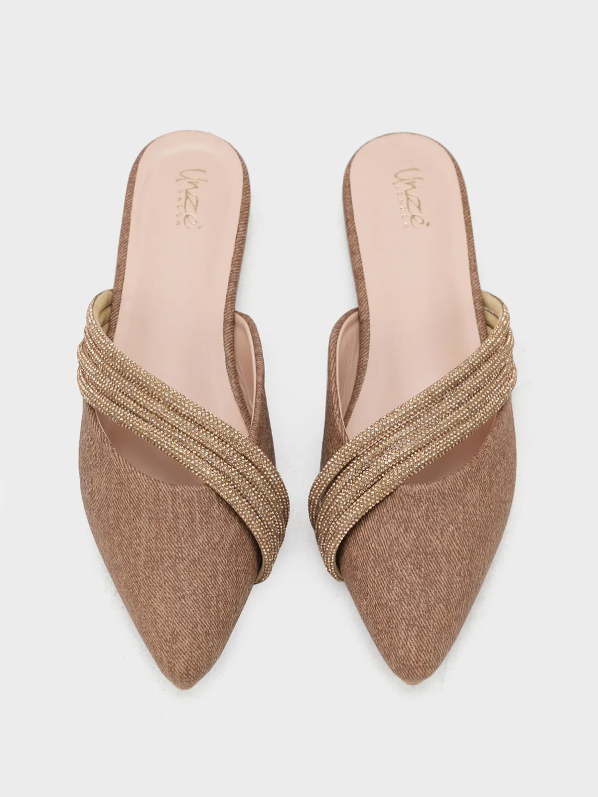 Women "MACARIA" Pointed Slide-in Slippers - Image 6