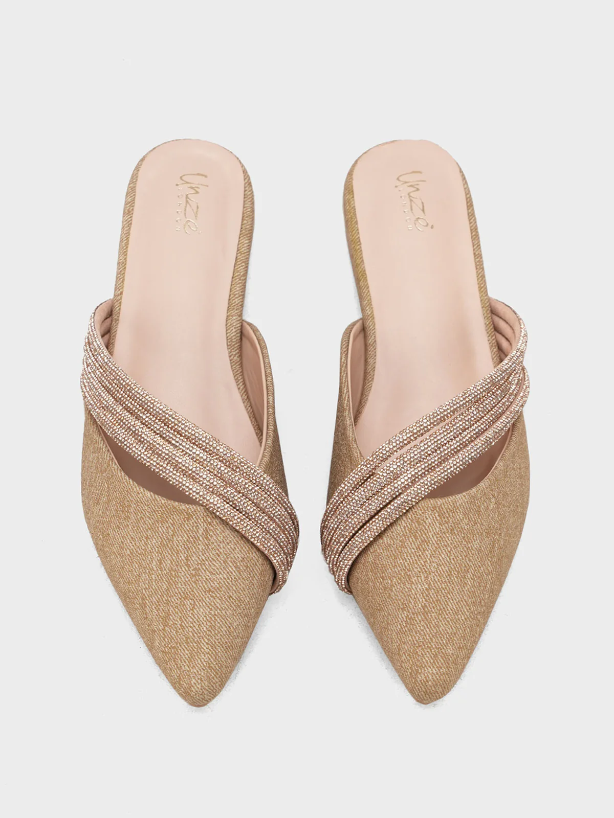 Women "MACARIA" Pointed Slide-in Slippers - Image 6