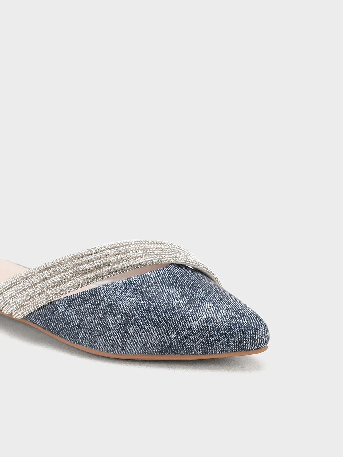 Women "MACARIA" Pointed Slide-in Slippers - Image 4